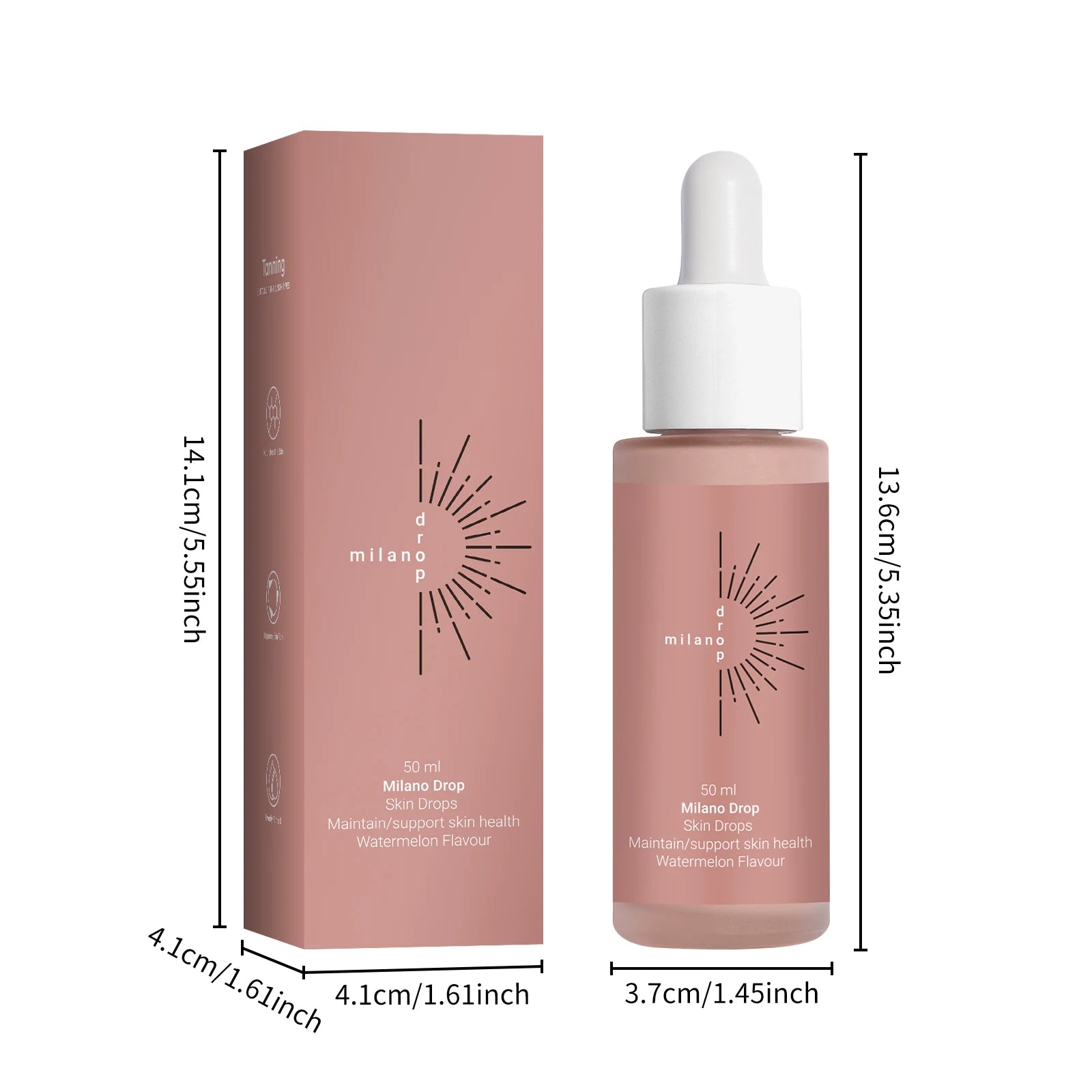 50ml Self Tanning Drops Body Self Tanning Sunless  Lotion Self Tanning Drops Enhance Skin Melanin Liquid Bronzer Natural Tanner