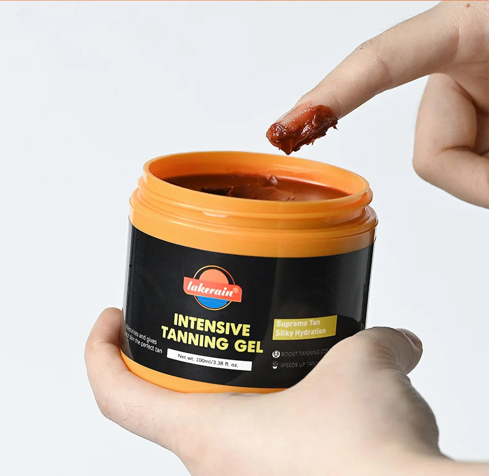 Lakerain Intensive Tanning Gel Body Cream Bronze Tanning Lotion Carroten Effective Sun Aid Take In Sunlight Moisturizing Cream