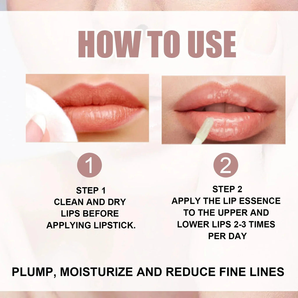 Lasting Volumising Lip Plumper Serum Instant Lips Elasticity Plumping Gloss Oils Long-Lasting Moisturising Makeup Sexy Lip Care