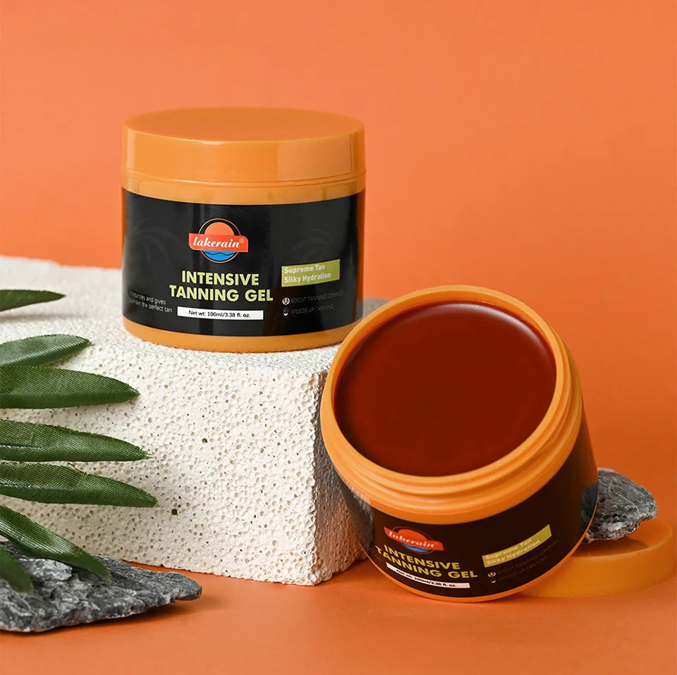 Lakerain Intensive Tanning Gel Body Cream Bronze Tanning Lotion Carroten Effective Sun Aid Take In Sunlight Moisturizing Cream