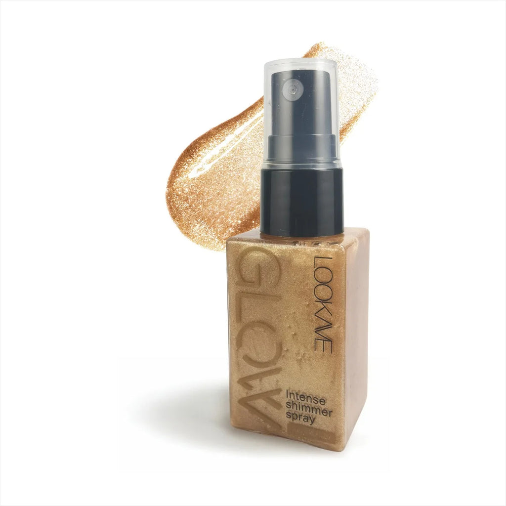 Shimmer Oil Spray Waterproof Long Lasting Moisturizing Gold Bronze Contour Brightening for Face Body Sparkle Liquid Highlighter