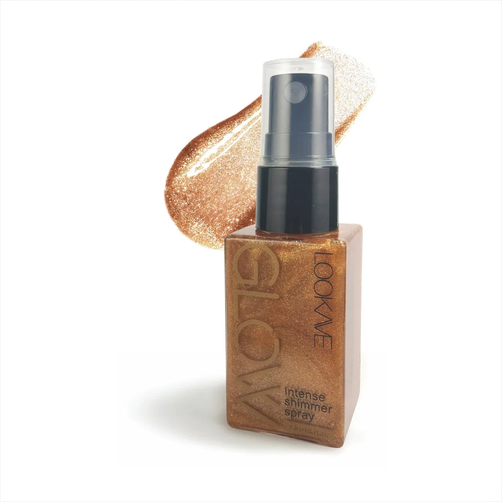 Shimmer Oil Spray Waterproof Long Lasting Moisturizing Gold Bronze Contour Brightening for Face Body Sparkle Liquid Highlighter