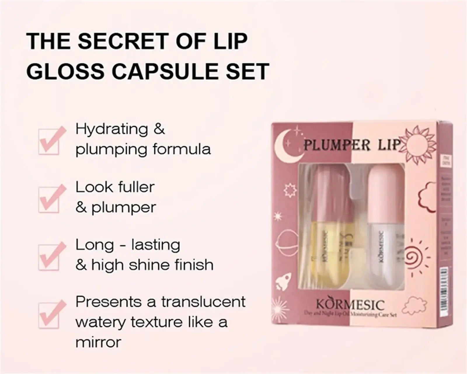 Lasting Volumising Lip Plumper Serum Instant Lips Elasticity Plumping Gloss Oils Long-Lasting Moisturising Makeup Sexy Lip Care